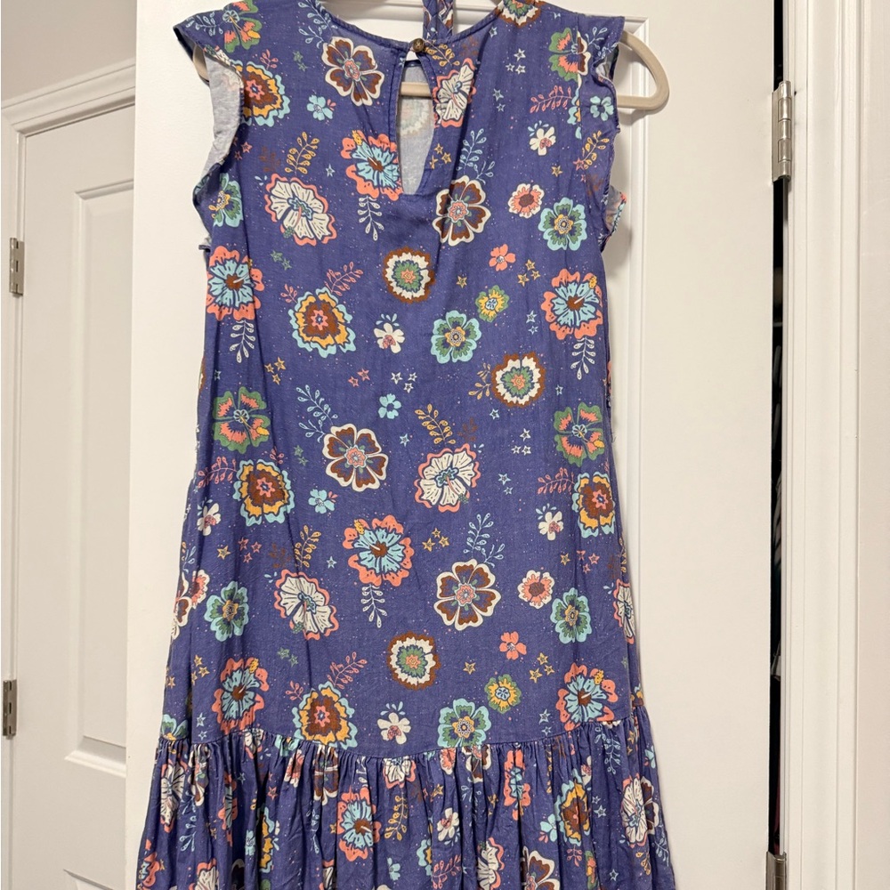 Marine Layer Purple Floral Mini Dress